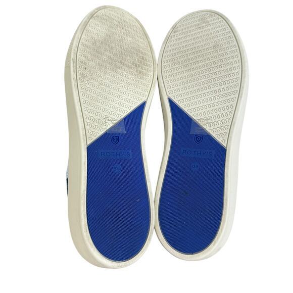 Rothy's x The Butchers Daughter Sneakers Size 10.5 Silp On Shibori Blue - Picture 7 of 10